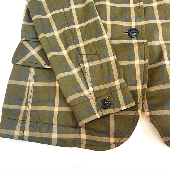 Rag and Bone Sybil Blazer Plaid Green (Size 0) - Picture 10 of 13